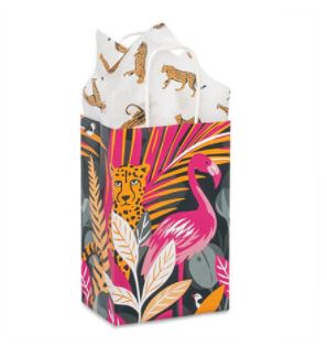 Exotic Jungle Paper Shopping Bag- Small
