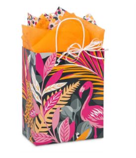 Exotic Jungle Paper Shopping Bag- Medium