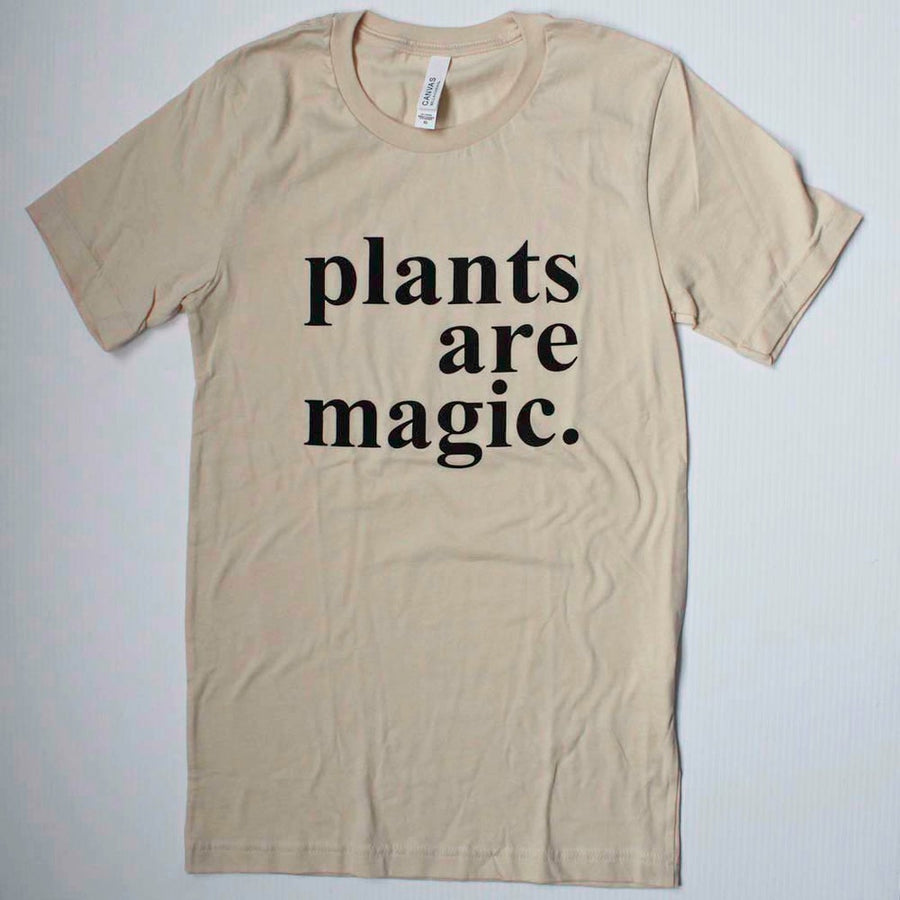 Plants are Magic T-Shirt Cream