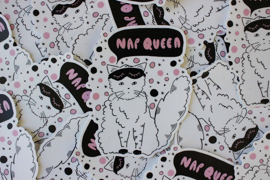 Nap Queen Sticker