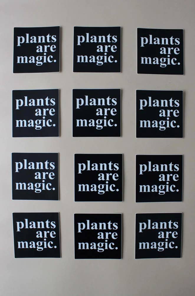 Plants Are Magic Sticker
