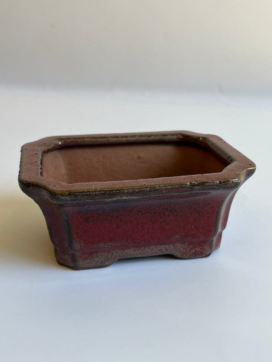 Vintage Inspired Small Red Planter