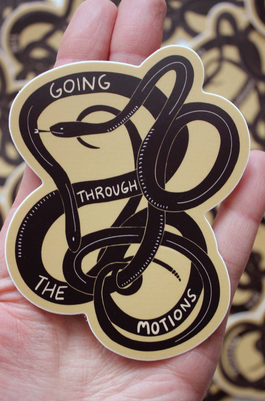 Going Through the Motions Sticker