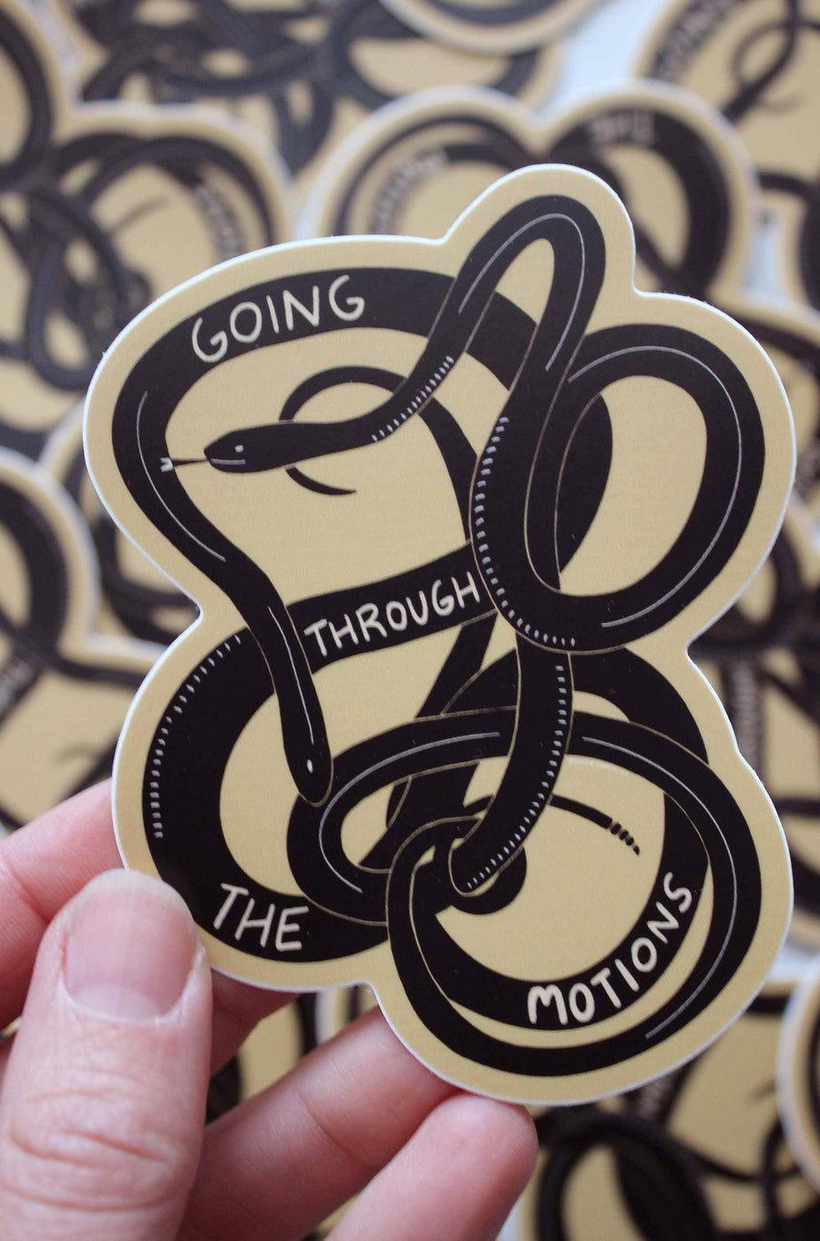 Going Through the Motions Sticker