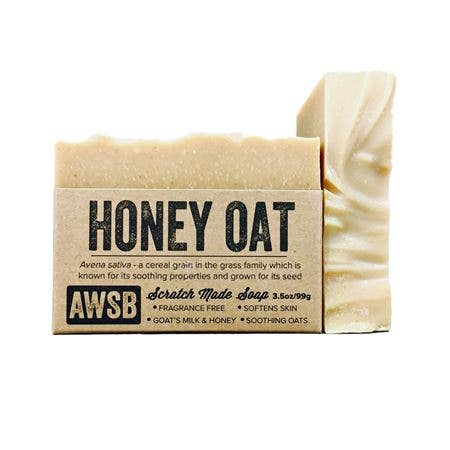 Bar Soap - Honey Oat, Fragrance Free