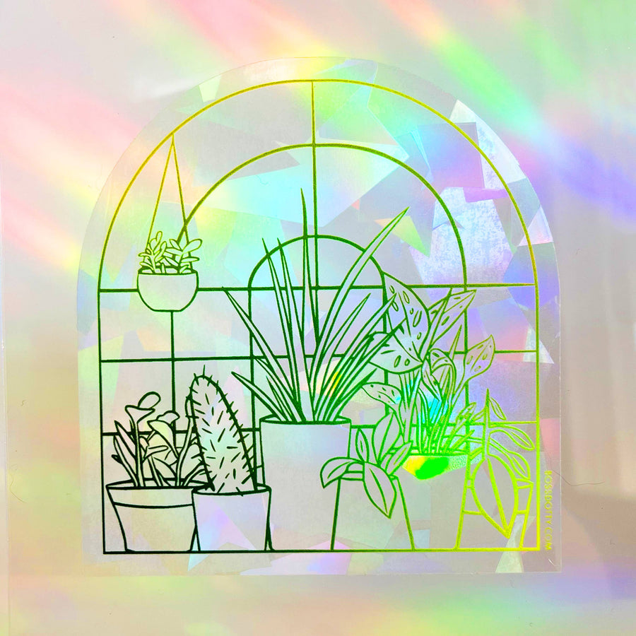 Plant Window Suncatcher | Window Decal