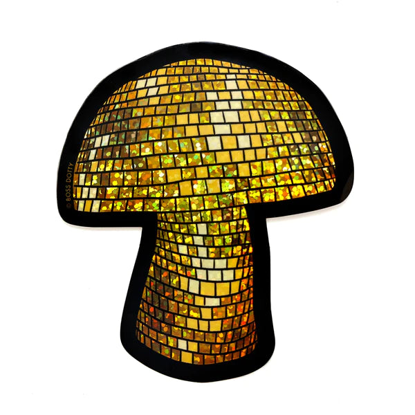Disco Mushroom Sticker