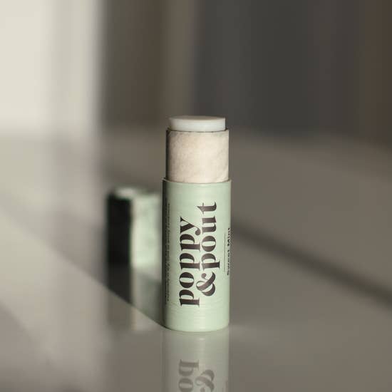 Sweet Mint Lip Balm, Natural Hydrating Skin Care Plant Salon.