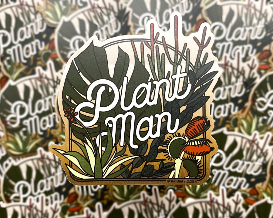 Plant Man Sticker