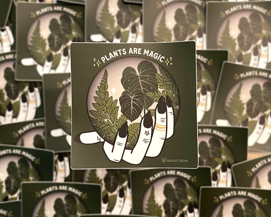 Plants are Magic Sticker