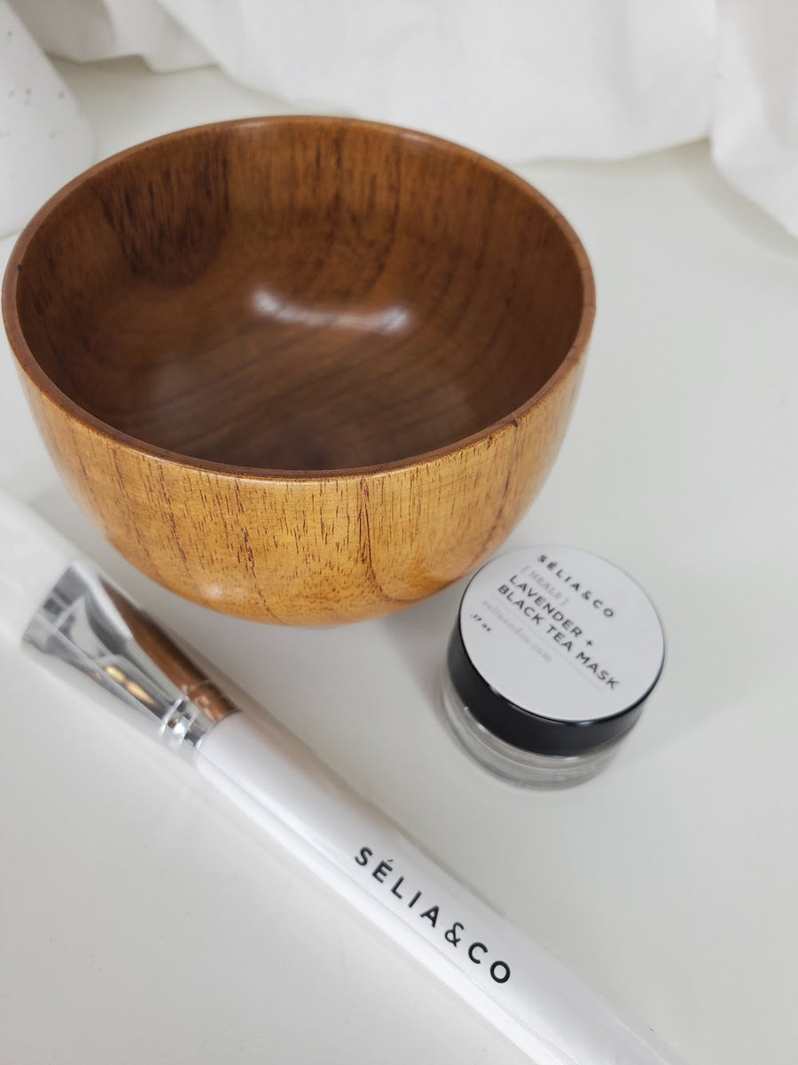 Wood beauty bowl - Plant Salon