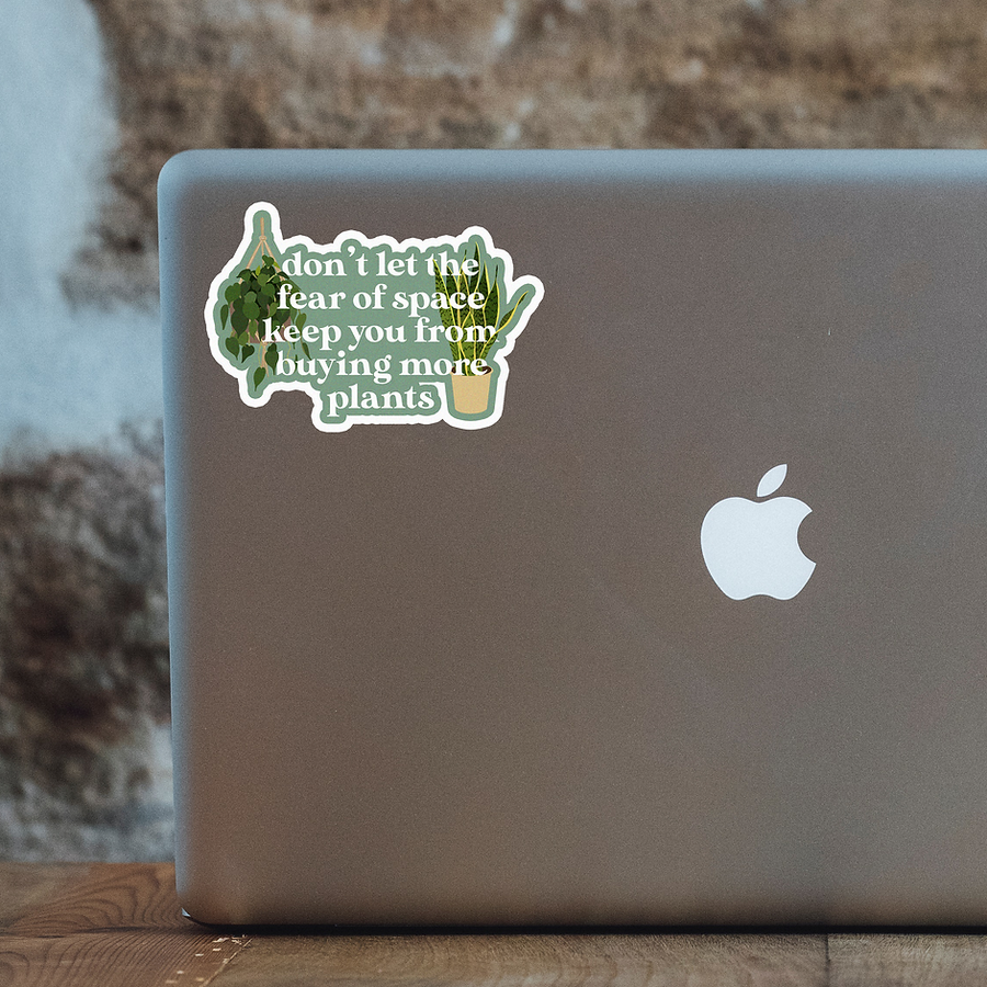 Keep Buying Plants Sticker